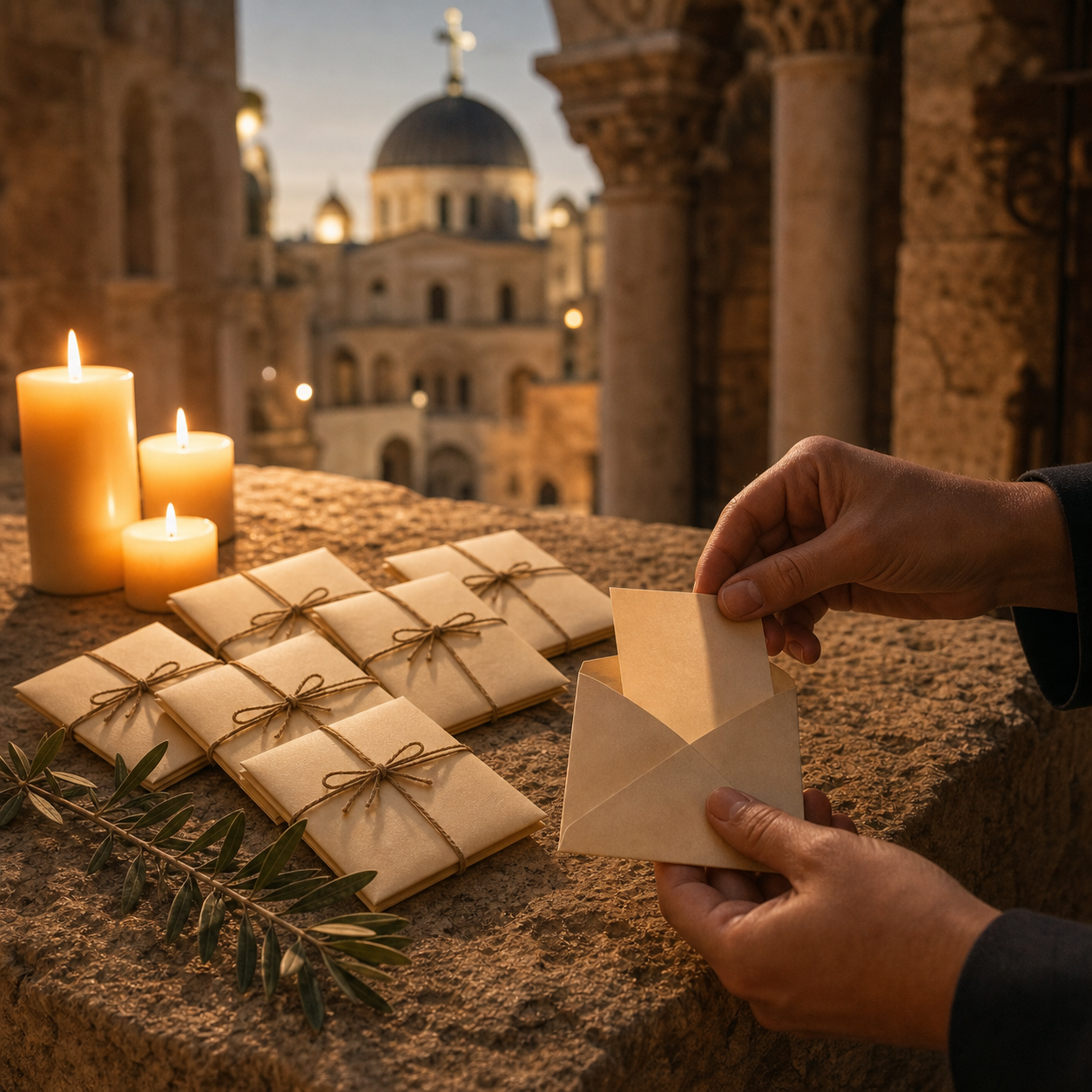 3 Prayer Package in Jerusalem with a private prayer note prepared for delivery